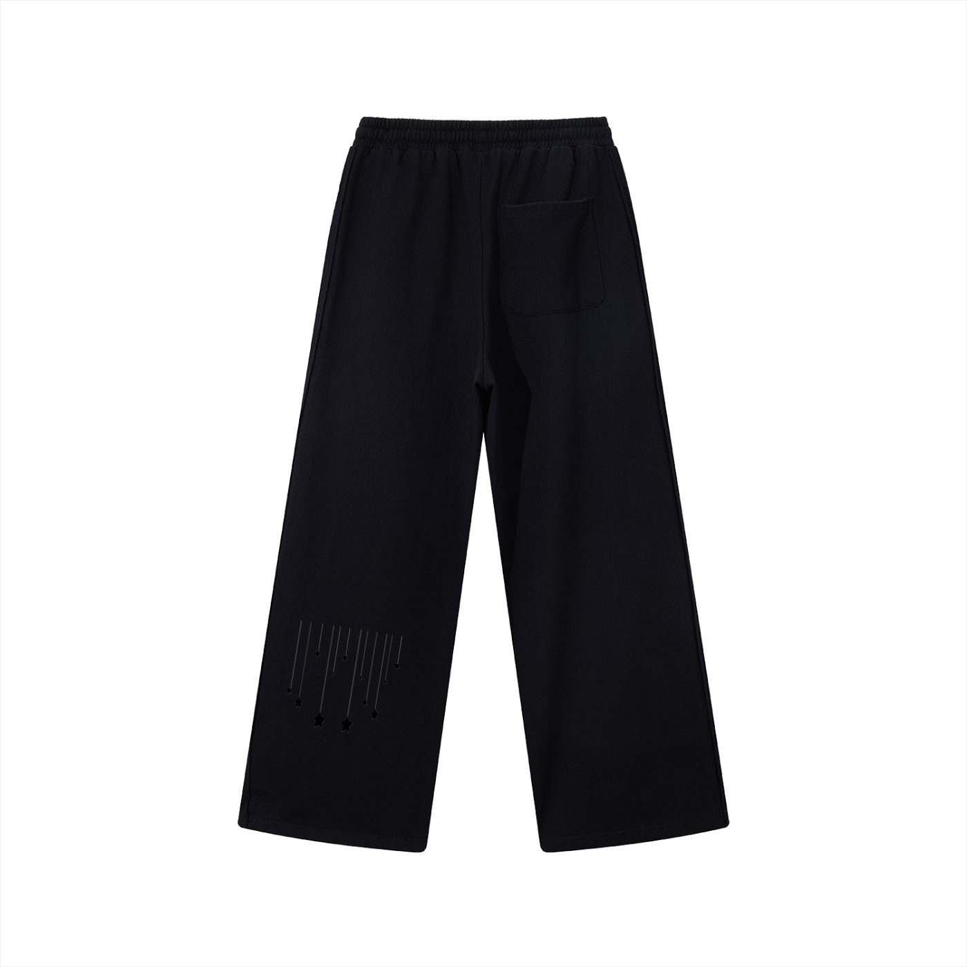 Contrast Tape Straight-Leg Sweatpants