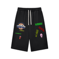 Relaxed Drawstring Three-quarter Sweatpants