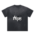 Hand-Frayed Sunfade Paint Splatter T-Shirt