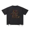 Snow Washed Raw-Hem T-Shirt