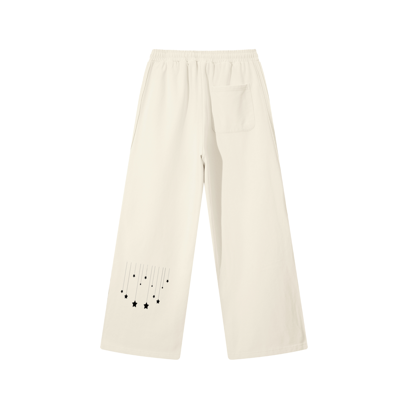 Contrast Tape Straight-Leg Sweatpants